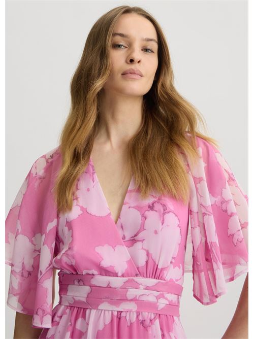 Abito midi a fiori Liu Jo | CA5413TS387.M9259